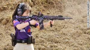 cnn purple gun girl